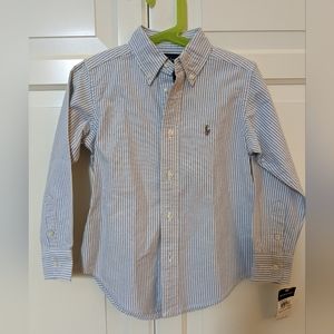 NWT Ralph Lauren kid's button down sz 4